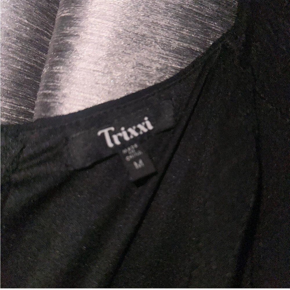 Trixxi Black Ruffled Midi Dress - Picture 4 of 4